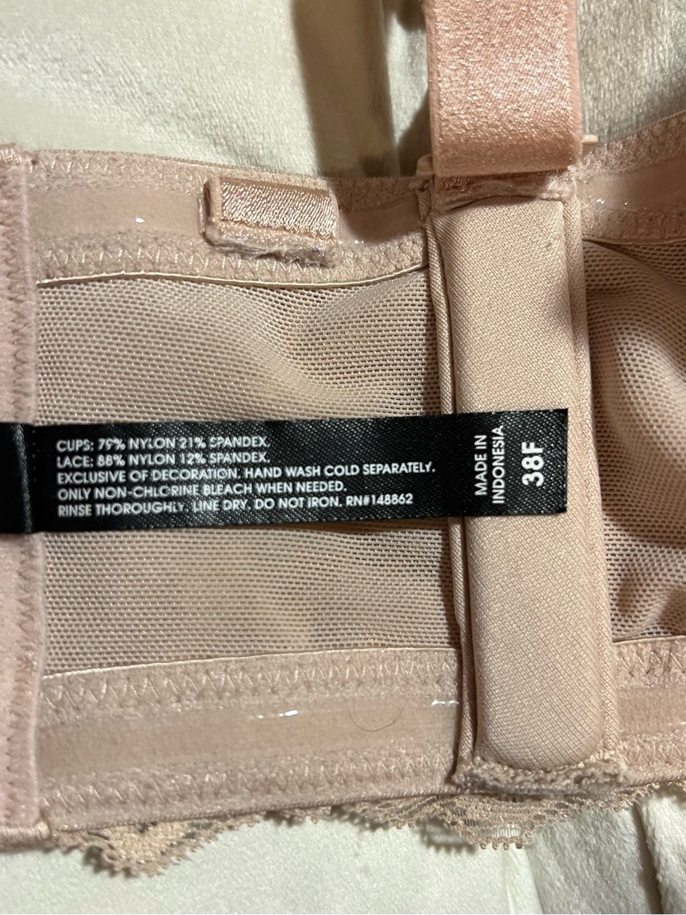 Torrid Bombshell Everyday Strapless Bra in Nude Size 38F - Picture 5 of 9
